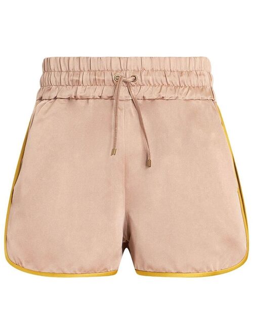 ETRO drawstring-waist silk shorts