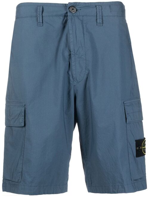 Stone Island shorts cargo con parche Compass