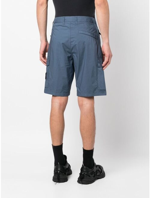 Stone Island shorts cargo con parche Compass