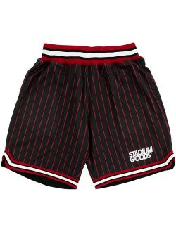 STADIUM GOODS Chi logo-print pinstriped track shorts