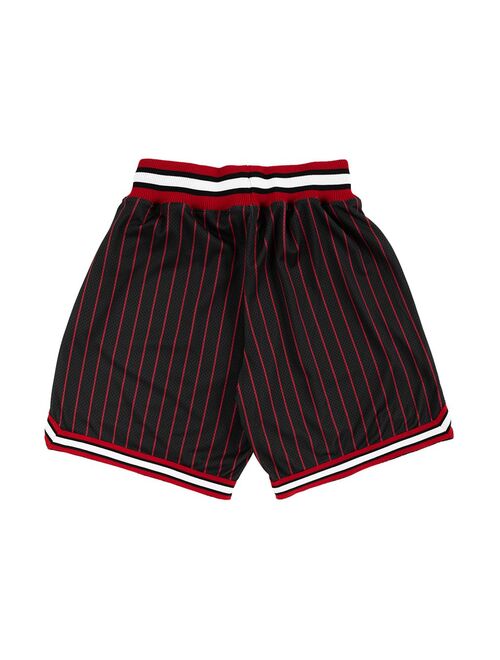 STADIUM GOODS Chi logo-print pinstriped track shorts