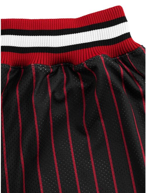 STADIUM GOODS Chi logo-print pinstriped track shorts