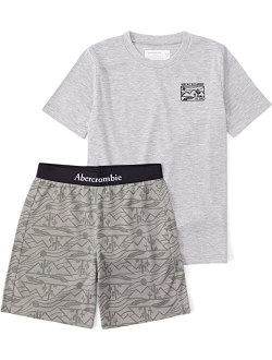 abercrombie kids Short Sleep Set (Little Kids/Big Kids)