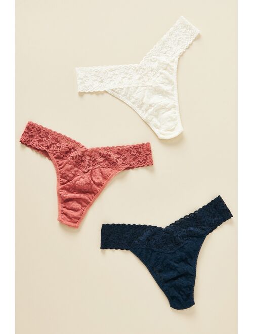 Hanky Panky Original Rise Thongs, Set of 3