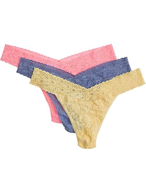 Hanky Panky Original Rise Thongs, Set of 3