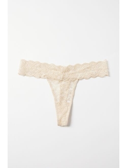 Lace Low-Rise Thong