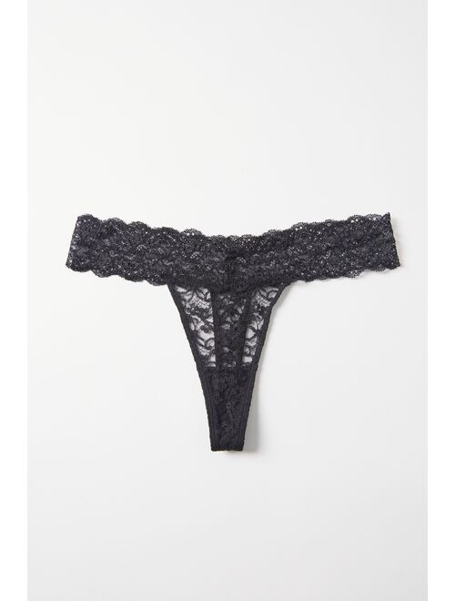 Out From Under Lace Low-Rise Thong