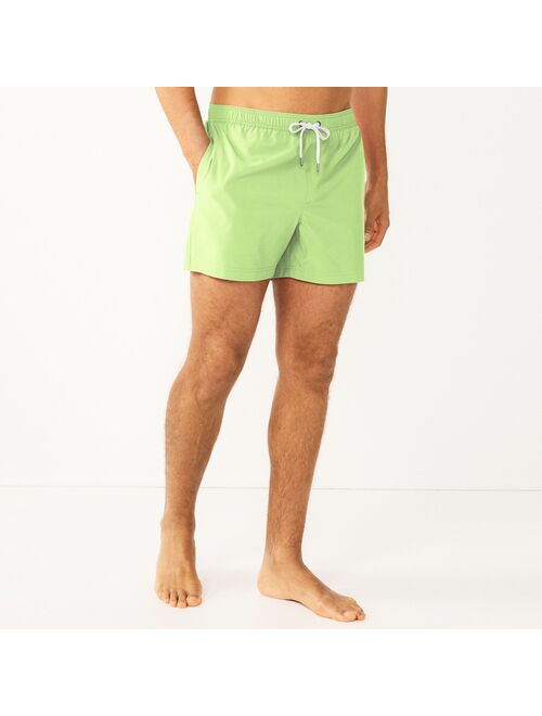 Men's Sonoma Goods For Life 5" Full Elastic-Waistband Swim Trunks