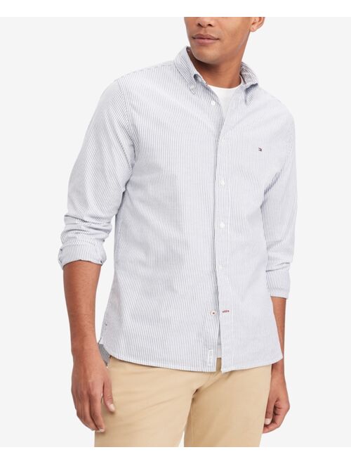 Tommy Hilfiger Men's 1985 Flex Oxford Regular-Fit Shirt