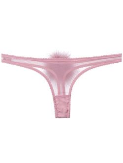 Gilda & Pearl Diana georgette pompom thong