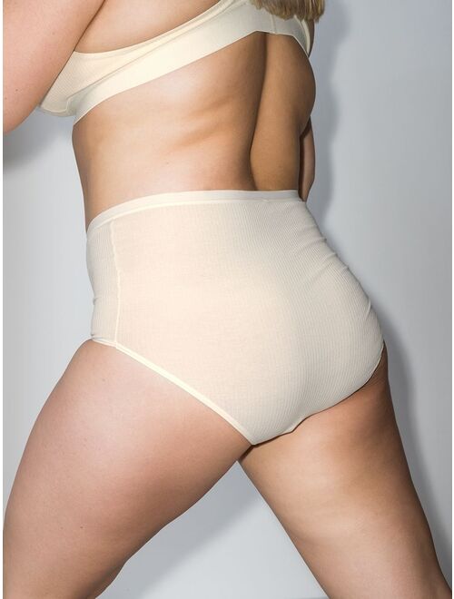 Baserange Bell ribbed high-waisted briefs