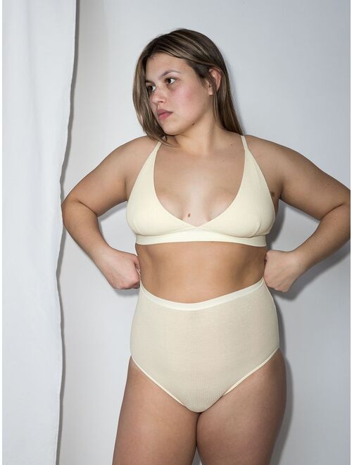 Baserange Bell ribbed high-waisted briefs