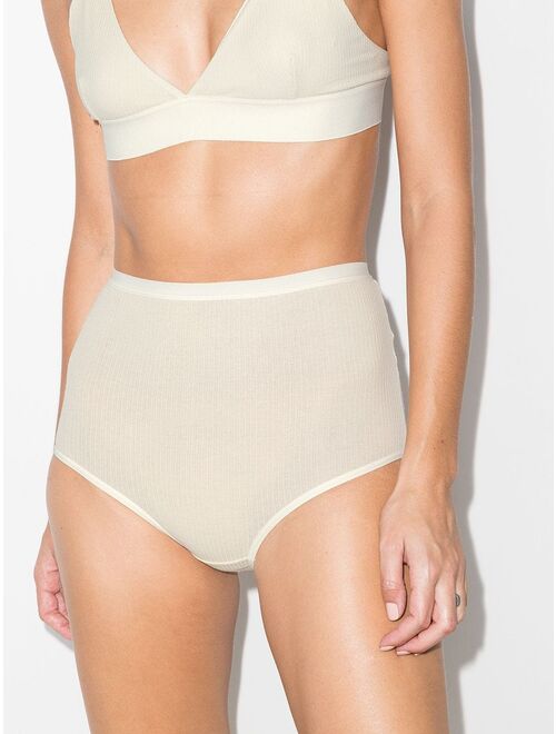 Baserange Bell ribbed high-waisted briefs