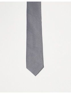 twill tie in gray