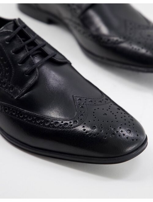 River Island derby shoe in black