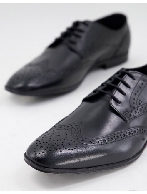 River Island derby shoe in black