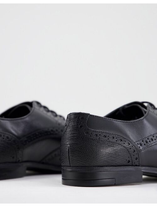 River Island derby shoe in black