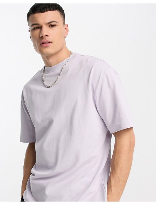 River Island studio oversized t-shirt in lilac