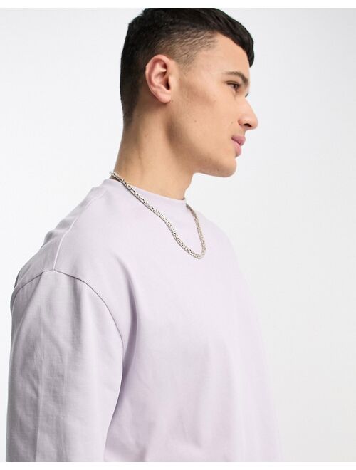 River Island studio oversized t-shirt in lilac