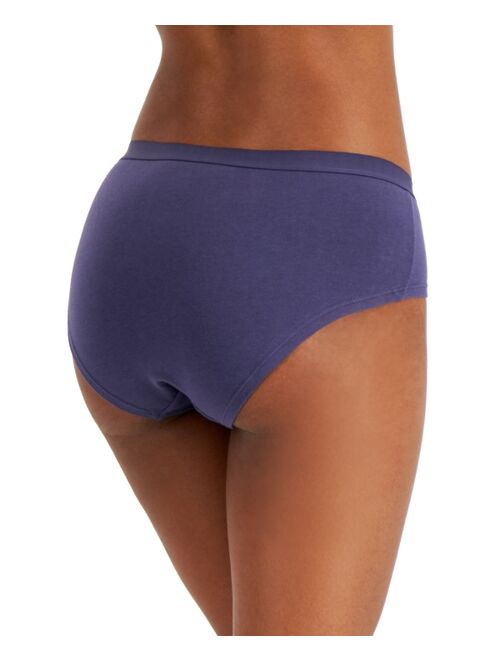 JENNI Women's Elastic Waistband Cotton Hipster Underwear