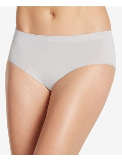 Smooth and Shine Seamfree Heathered Hipster Underwear 2187, available in extended sizes