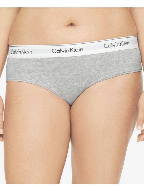 CALVIN KLEIN Plus Size Modern Cotton Logo Hipster Underwear QF5118