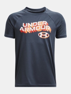 Boys' UA Tech Wordmark Short Sleeve