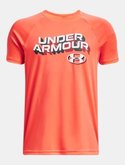 Boys' UA Tech Wordmark Short Sleeve