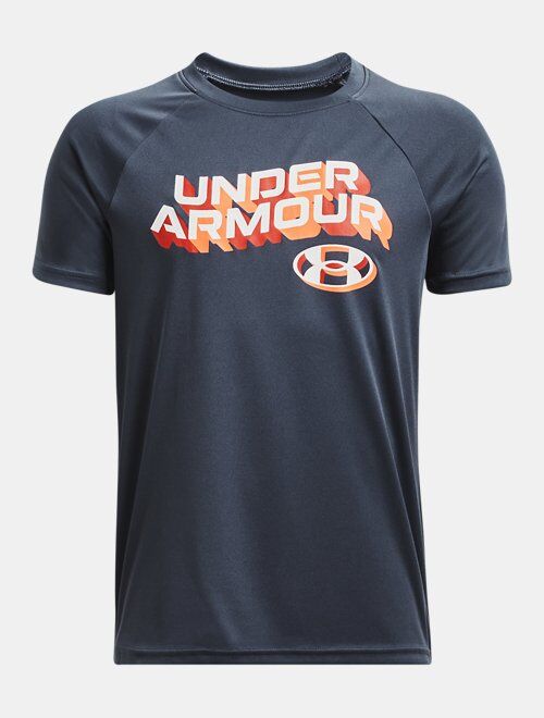 Under Armour Boys' UA Tech Wordmark Short Sleeve