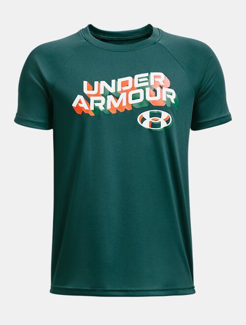 Under Armour Boys' UA Tech Wordmark Short Sleeve