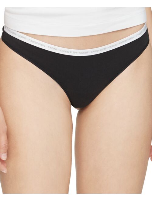 CALVIN KLEIN CK One Cotton Singles Thong Underwear QD3783