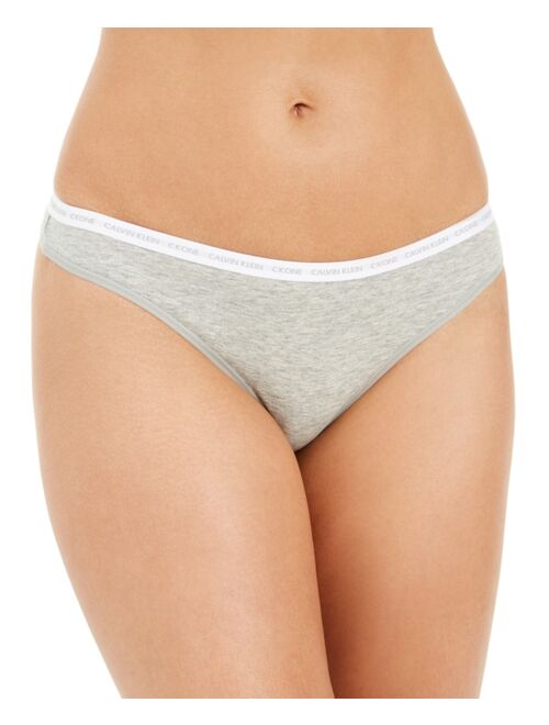 CALVIN KLEIN CK One Cotton Singles Thong Underwear QD3783