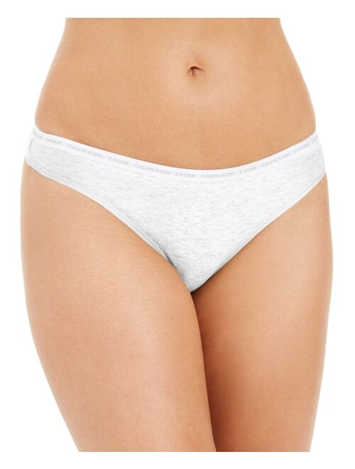 CALVIN KLEIN CK One Cotton Singles Thong Underwear QD3783