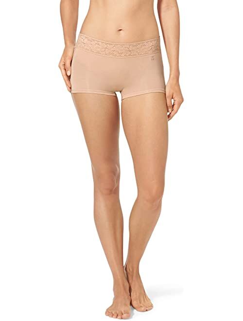 Tommy John Second Skin Boyshorts, Lace Waist