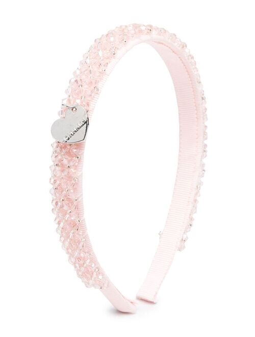 Monnalisa crystal-embellished headband