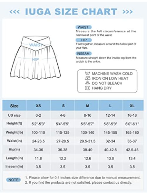 IUGA 2 in 1 Flowy Shorts Butterfly Shorts Crossover Running Shorts for Women High Waisted Athletic Skort Preppy Clothes