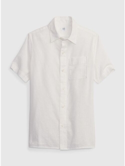 Kids Linen-Cotton Oxford Shirt