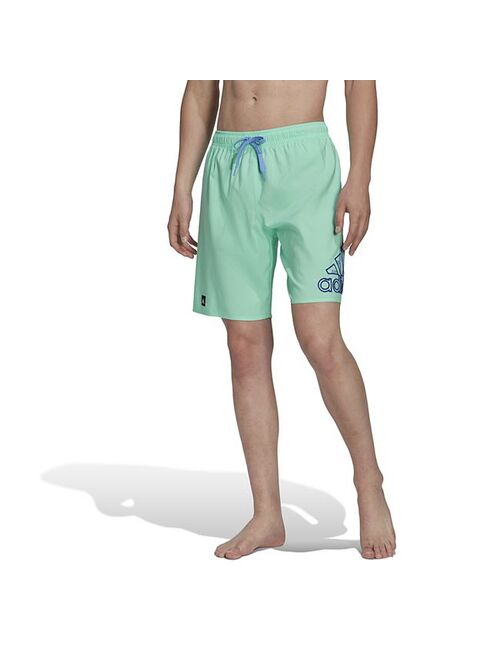 Men's adidas Seasonal Floral Logo Classics Swim Trunks