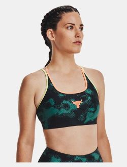 Women's Project Rock Crossback Family Printed Sports Bra