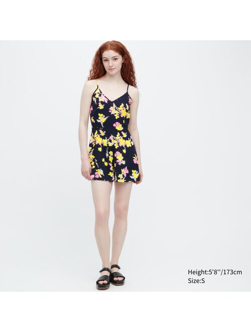 Uniqlo Printed Camisole Romper