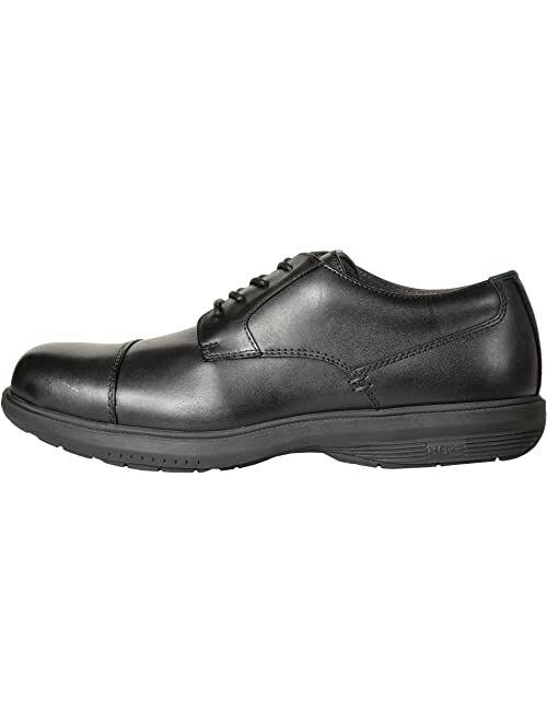 Nunn Bush Melvin Street Cap Toe Oxford with KORE Slip Resistant Walking Comfort Technology