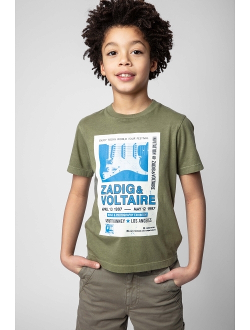 Zadig&Voltaire Zadig & Voltaire Kids logo-print cotton T-shirt