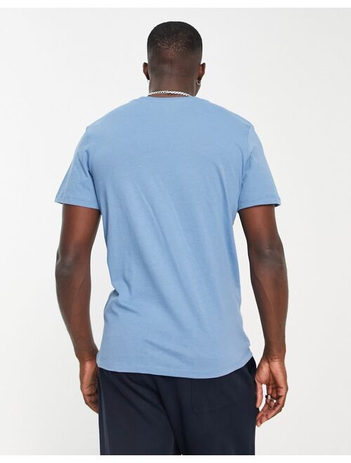 Jack & Jones logo T-shirt in blue