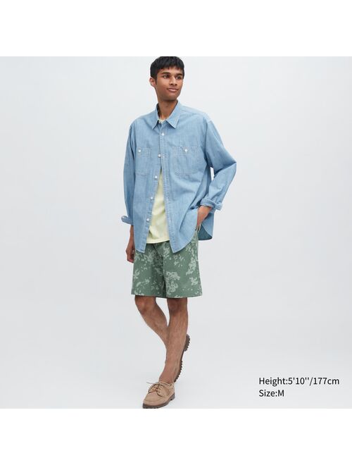 UNIQLO Dry Stretch Easy Shorts (Leaf ) (8")