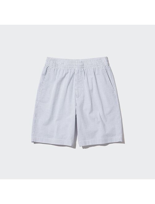 UNIQLO Dry Stretch Easy Shorts (Seersucker) (8")