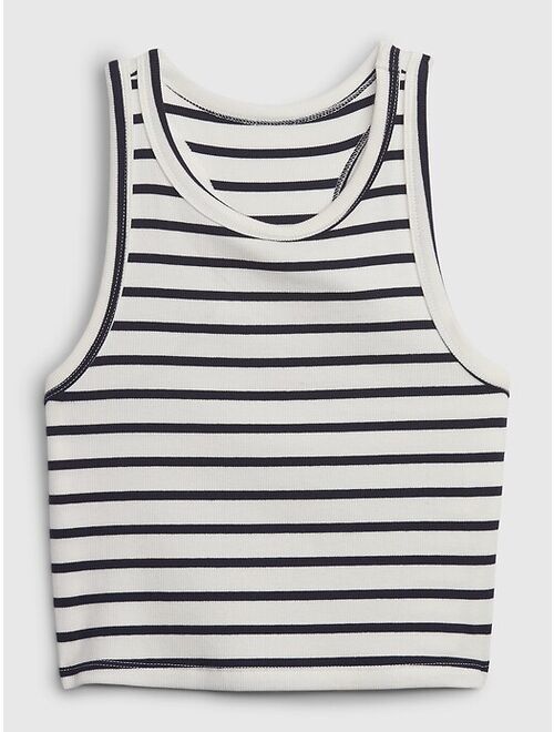 PROJECT GAP Cropped Stripe Rib Tank Top