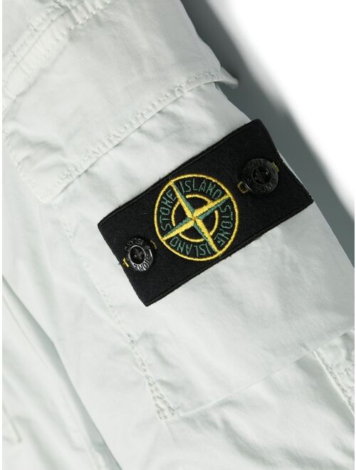 Stone Island Junior Compass-motif cargo trousers