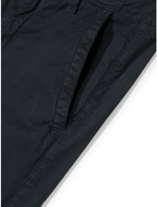 Stone Island Junior Compass-motif straight-leg trousers