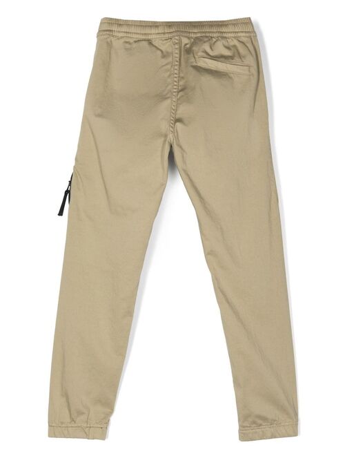 Stone Island Junior Compass-logo cargo pants