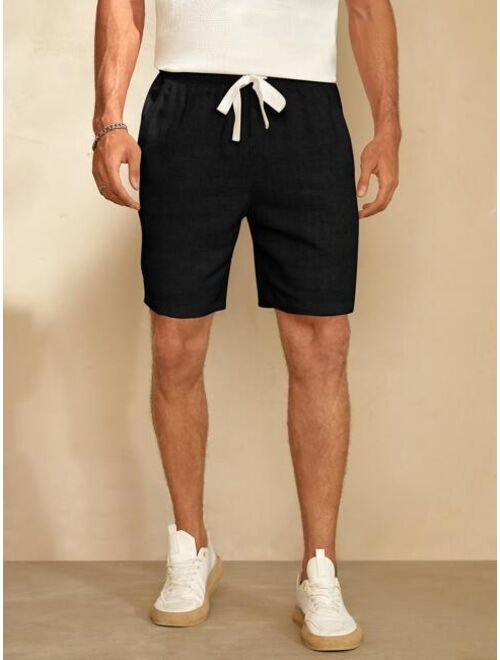 SHEIN Men Drawstring Waist Shorts